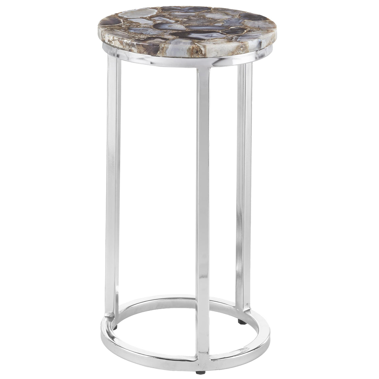 Steve Silver Furniture Onyx NY2000NT Agate Top Nesting Table IMAGE 3
