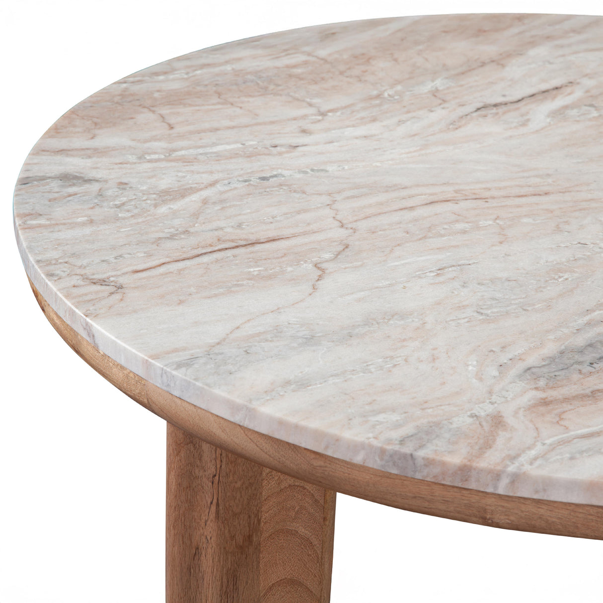 Steve Silver Furniture Sidney SD200NHRC Brown Marble Top Cocktail Table IMAGE 4