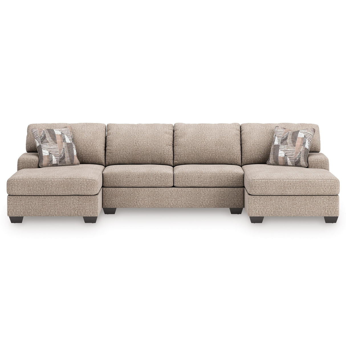 Benchcraft Newellen 48404S7 3 pc Sectional with Double Chaise IMAGE 2