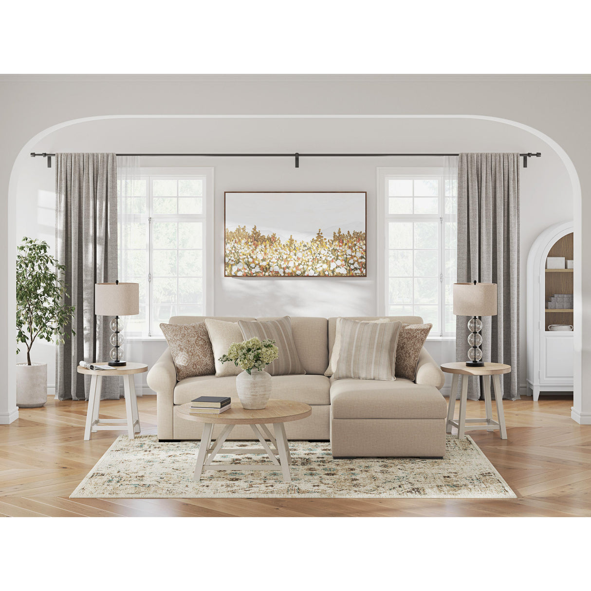 Benchcraft LadyMae 59404S2 2 pc Sectional with Chaise IMAGE 3