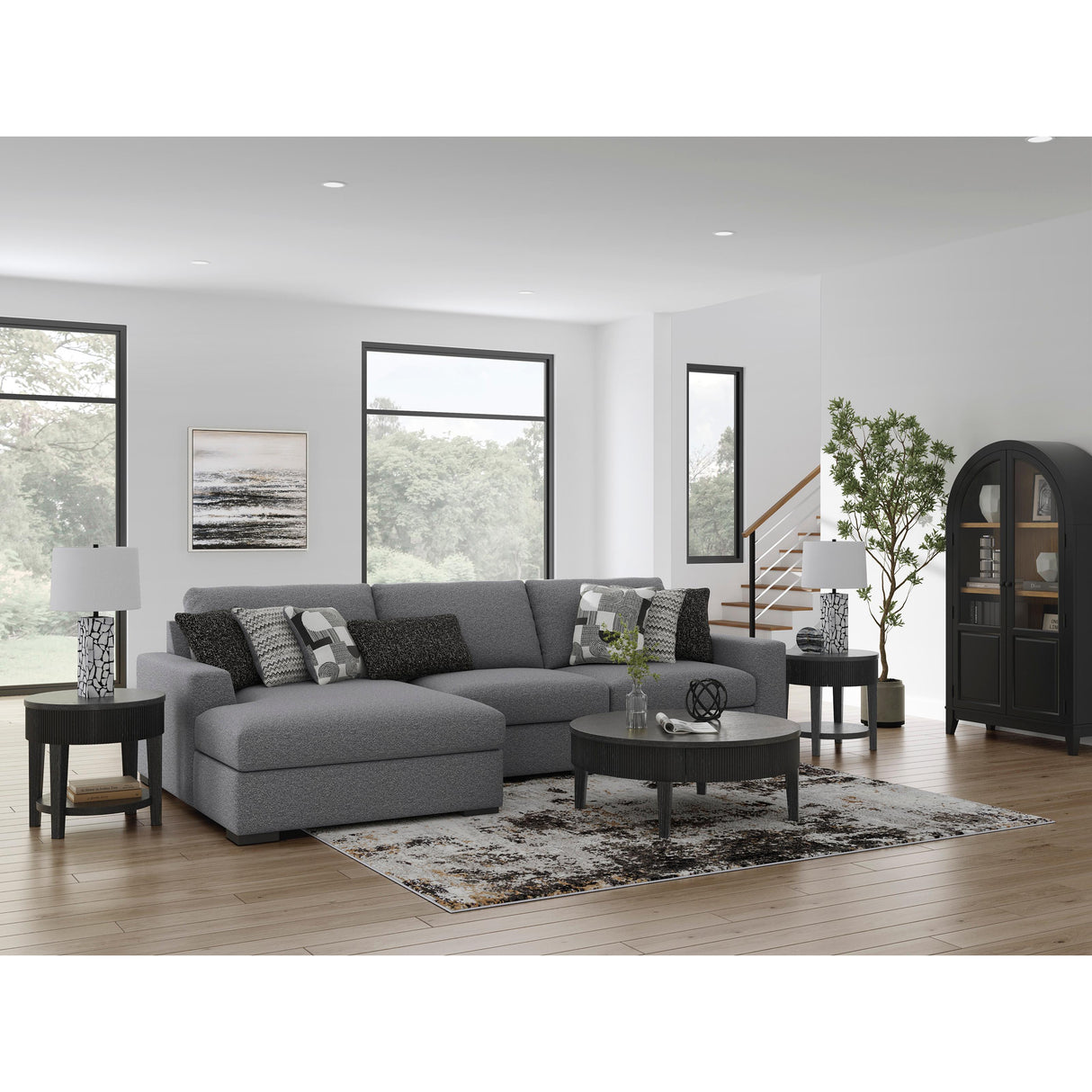 Benchcraft Bealton 61305S4 3 pc Sectional with Chaise IMAGE 3