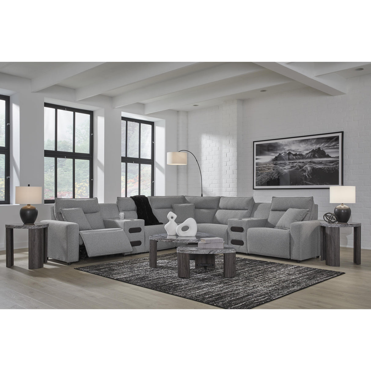 Signature Design by Ashley Modmax 65906S9 7 pc Power Reclining Sectional with Chaise IMAGE 7