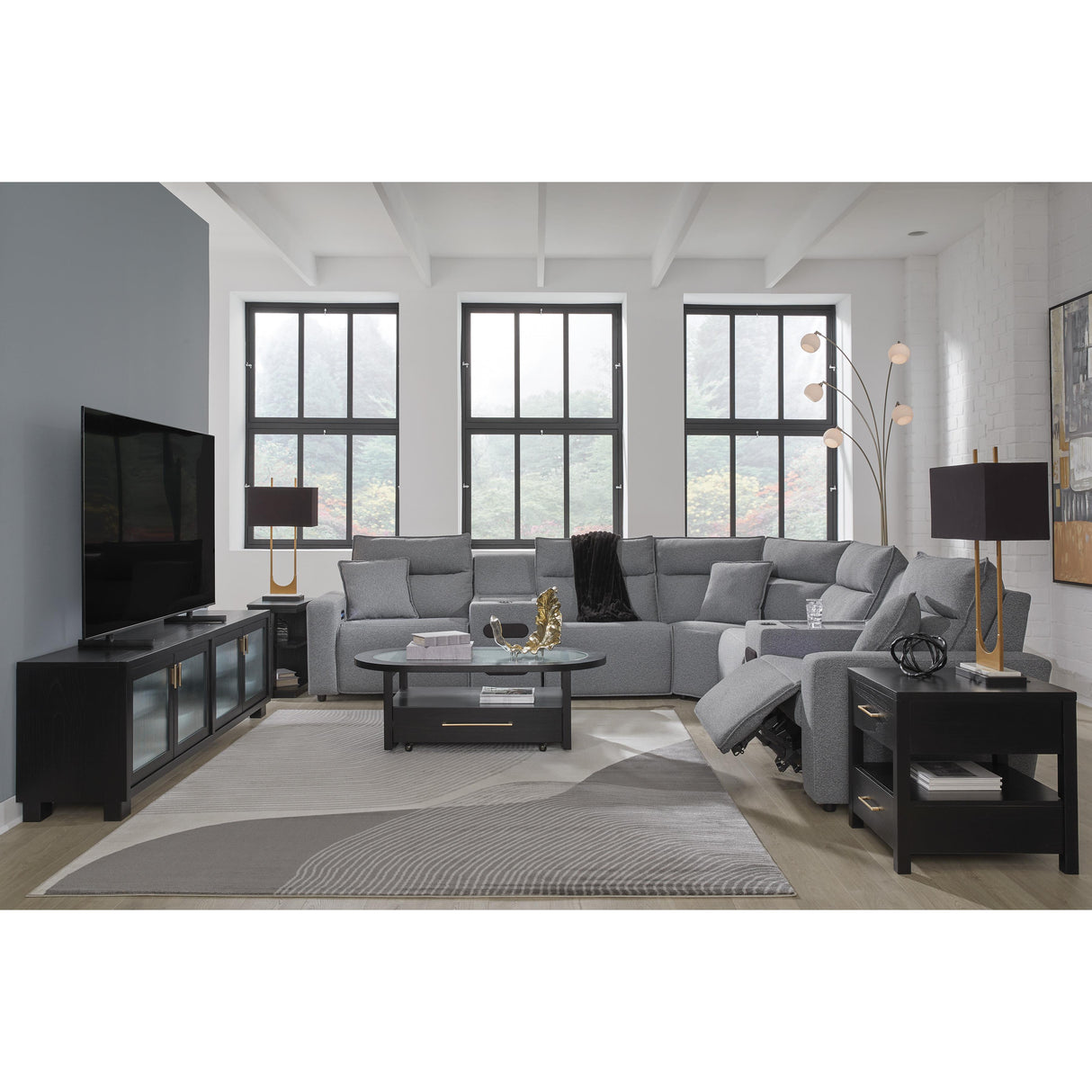 Signature Design by Ashley Modmax 65906S9 7 pc Power Reclining Sectional with Chaise IMAGE 8