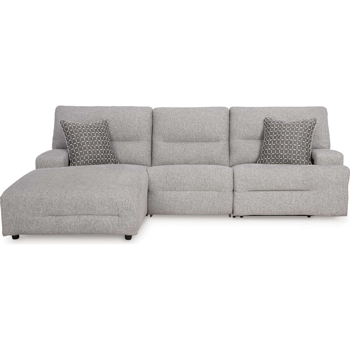 Signature Design by Ashley Acklen Place 93605S7 3 pc Power Reclining Sectional IMAGE 3