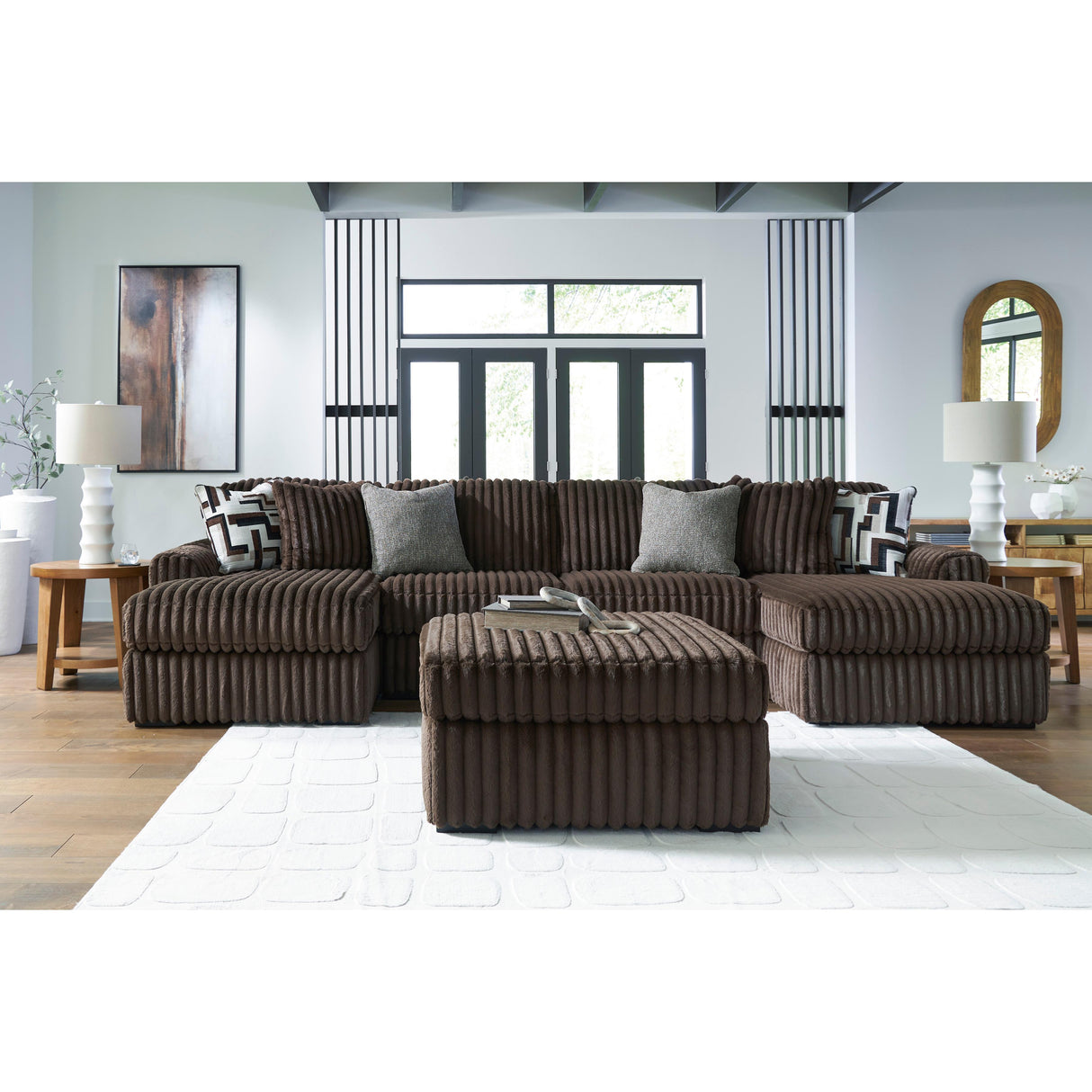 Signature Design by Ashley Midnight-Madness 98104S5 3 pc Sectional with Chaise IMAGE 6