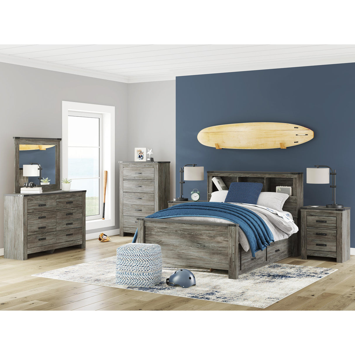 Signature Design by Ashley Frandern B4480-21 Six Drawer Dresser IMAGE 18