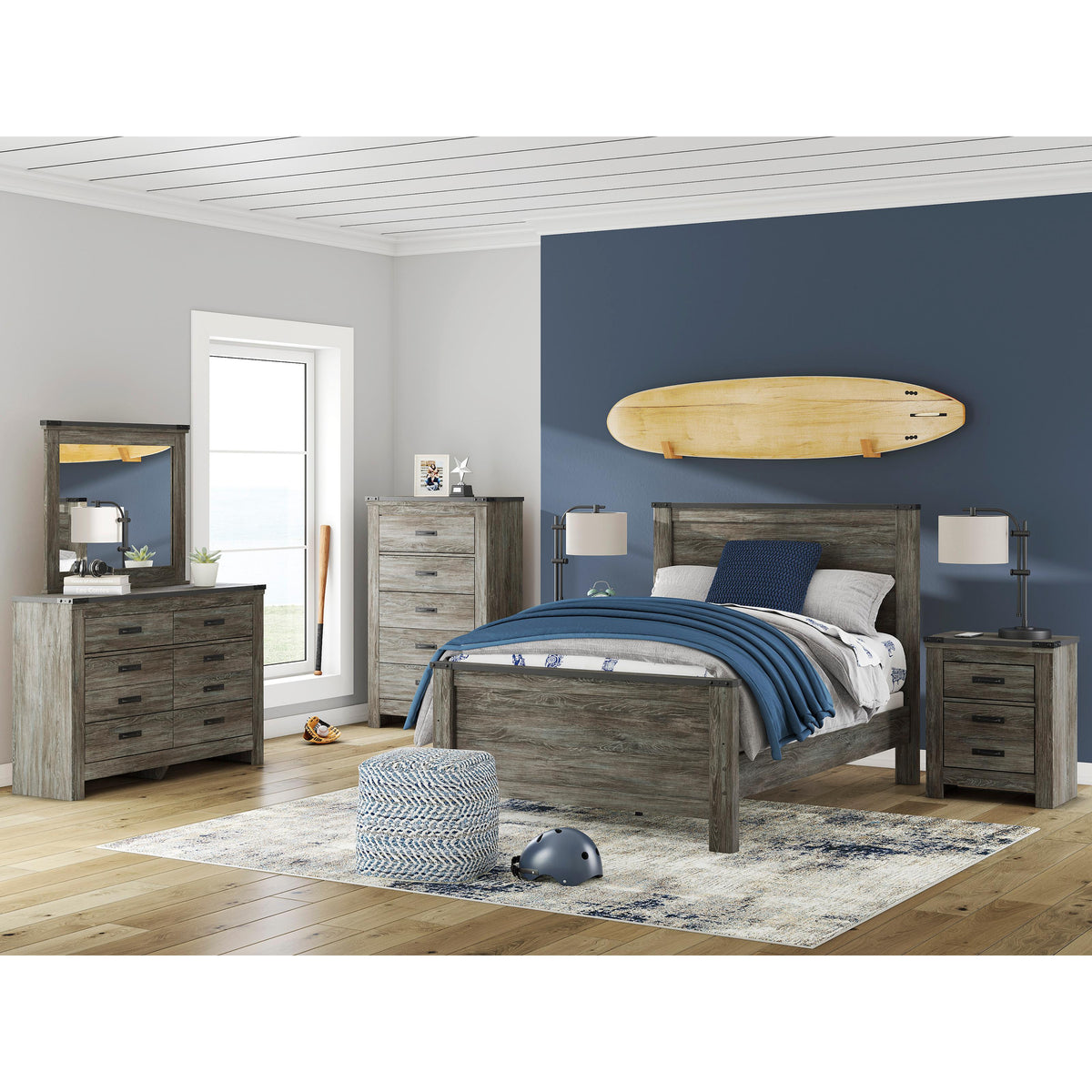 Signature Design by Ashley Frandern B4480-92 Two Drawer Night Stand IMAGE 10
