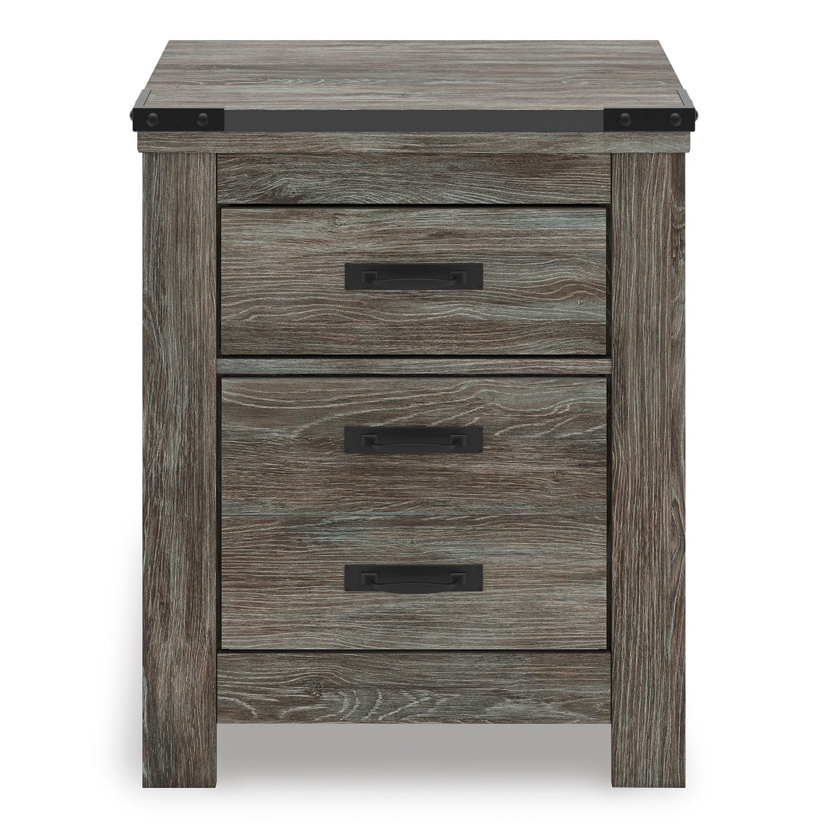 Signature Design by Ashley Frandern B4480-92 Two Drawer Night Stand IMAGE 3