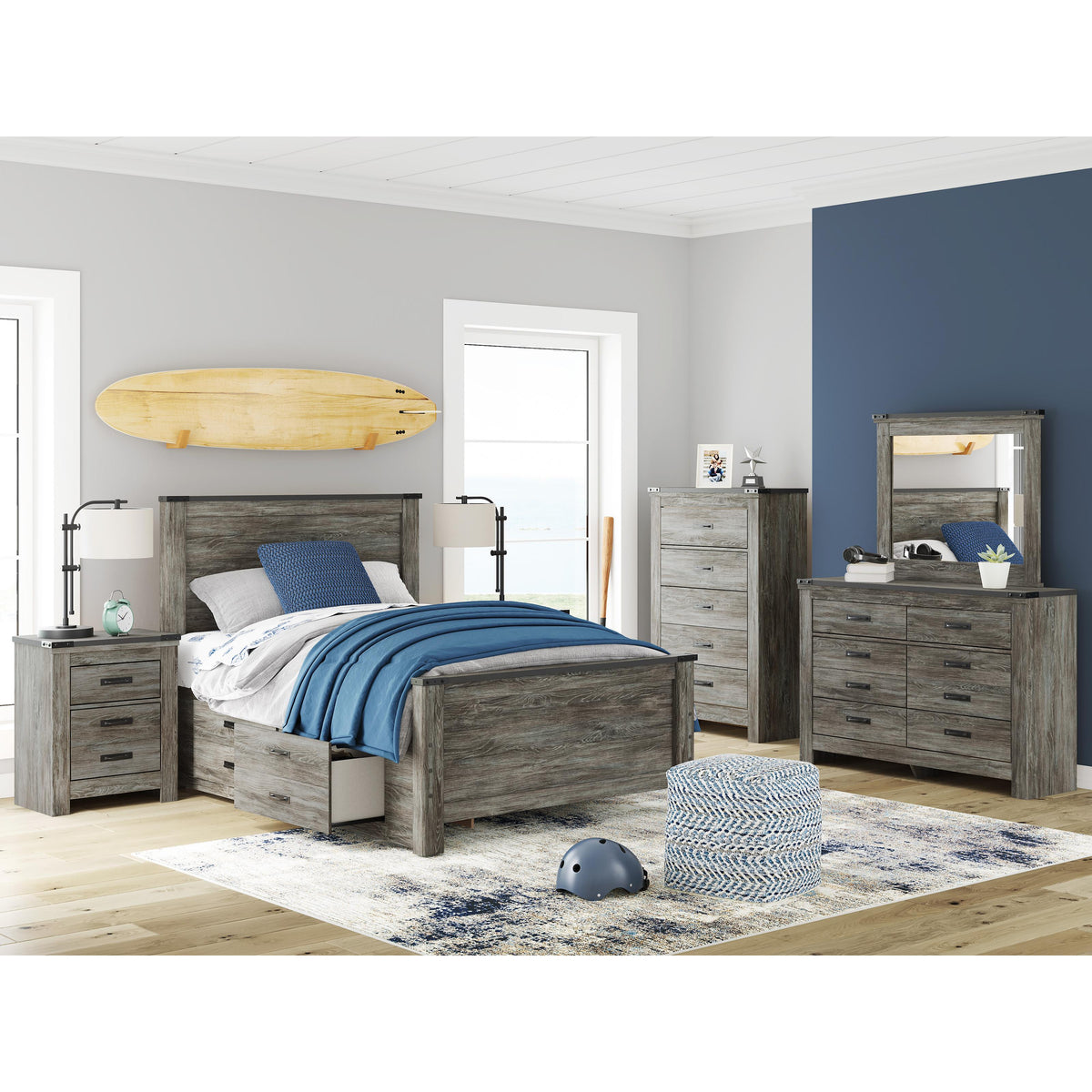 Signature Design by Ashley Frandern B4480B1 Dresser and Mirror IMAGE 11