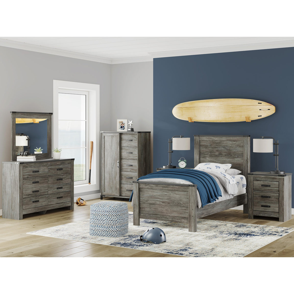 Signature Design by Ashley Frandern B4480B1 Dresser and Mirror IMAGE 13