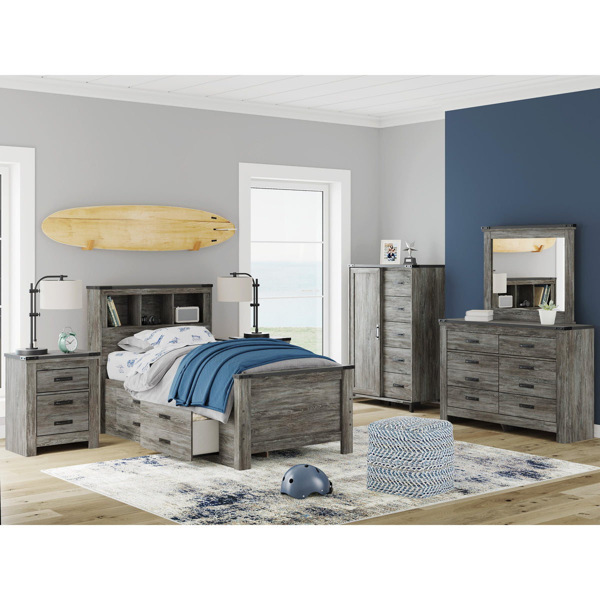 Signature Design by Ashley Frandern B4480B1 Dresser and Mirror IMAGE 14