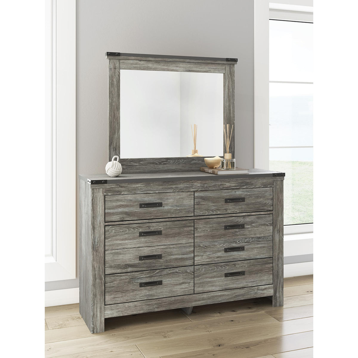 Signature Design by Ashley Frandern B4480B1 Dresser and Mirror IMAGE 8
