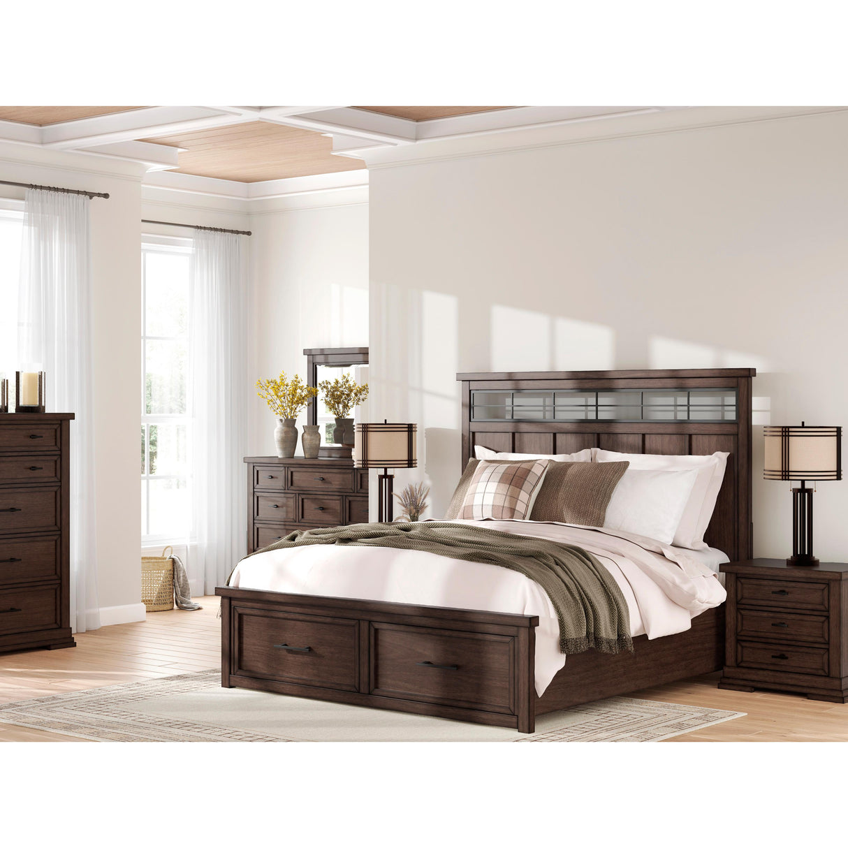 Signature Design by Ashley Taffenbrook B849B1 Dresser and Mirror IMAGE 10