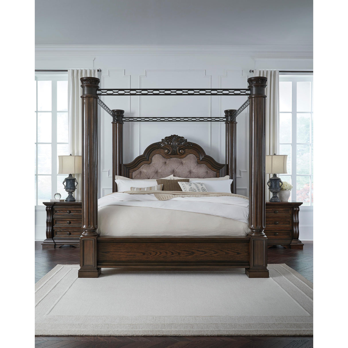 Signature Design by Ashley Maylee B947B11 California King Canopy Bed IMAGE 12
