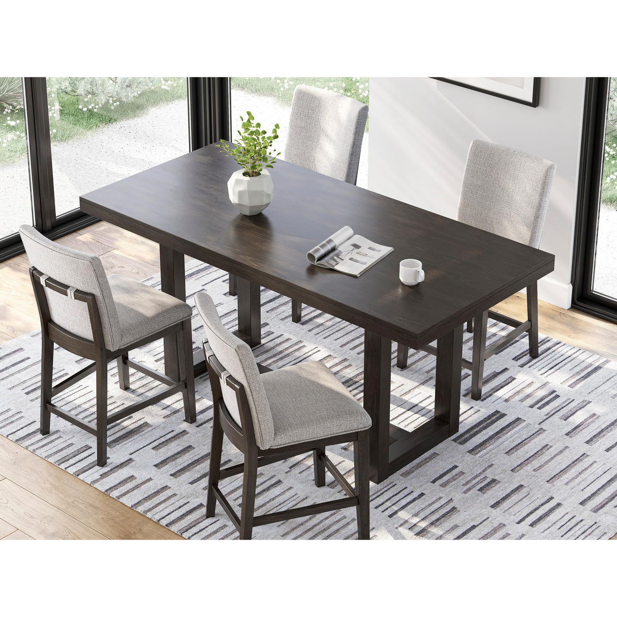 Signature Design by Ashley Neymorton D618-124 Upholstered Barstool IMAGE 7