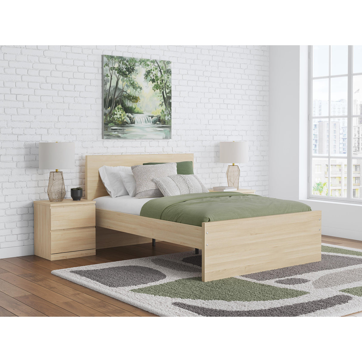 Signature Design by Ashley Onita EB9632B11 Full Panel Platform Bed with 1 Side Storage IMAGE 8