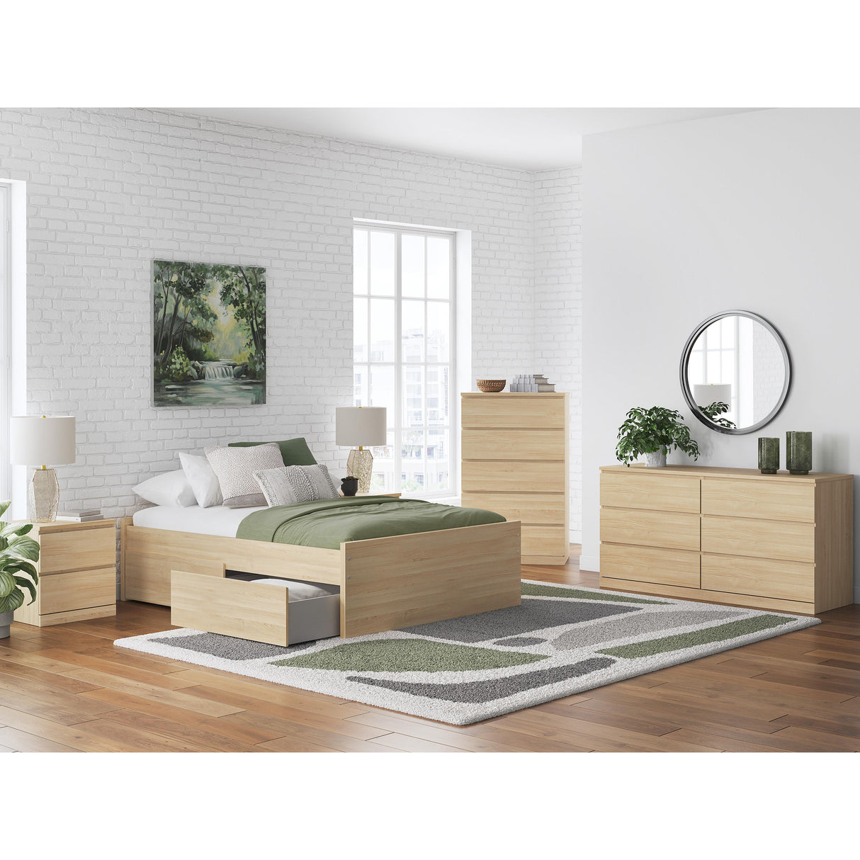 Signature Design by Ashley Onita EB9632B14 Full Platform Bed with 2 Side Storage IMAGE 8