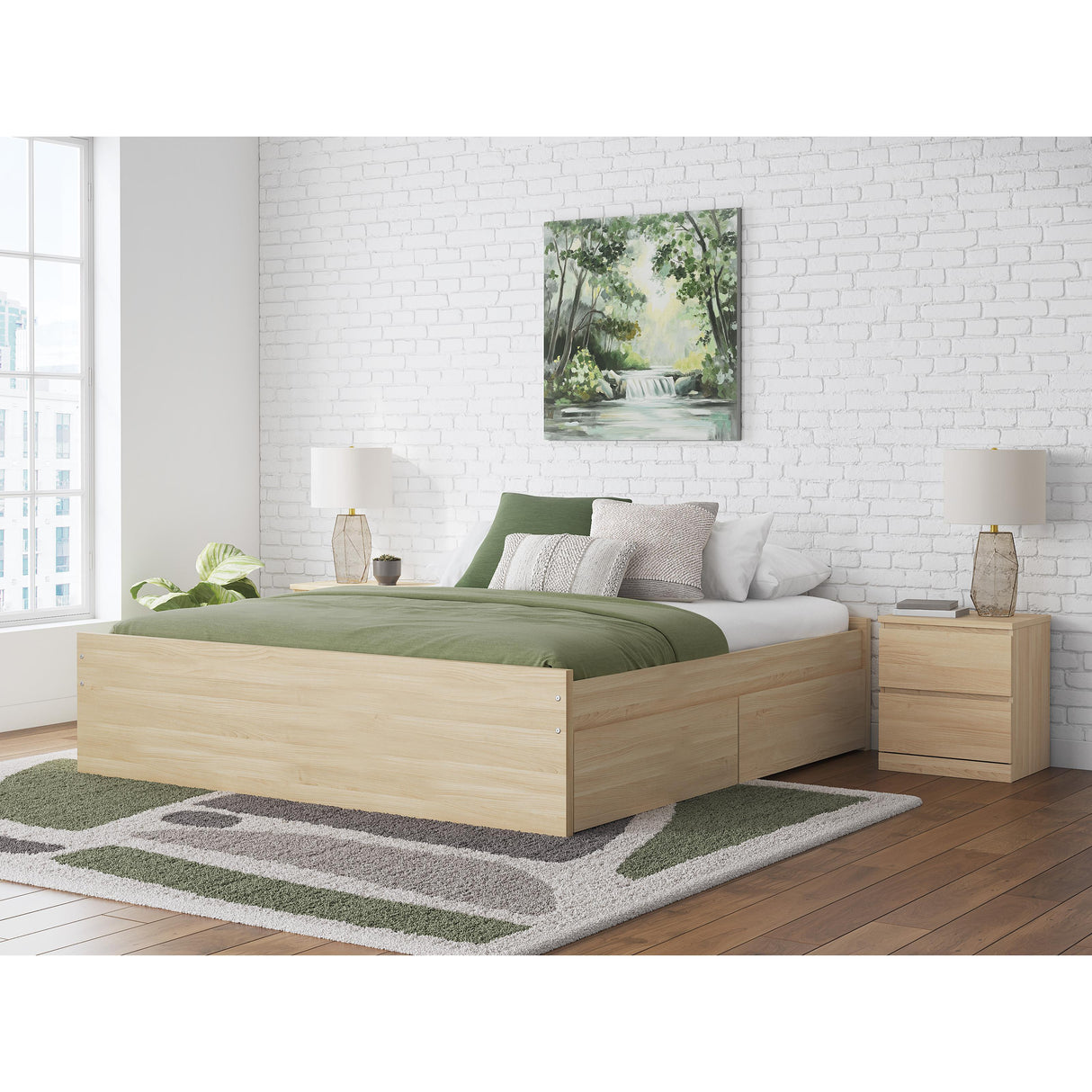 Signature Design by Ashley Onita EB9632B21 King Platform Bed with 2 Side Storage IMAGE 7