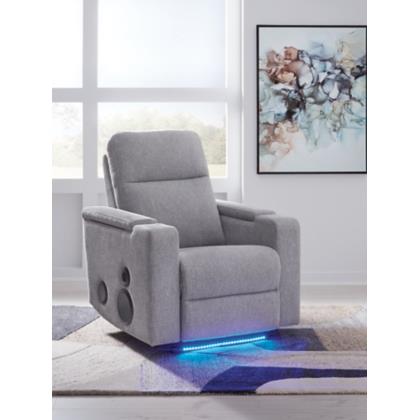 Signature Design by Ashley Pineland PC9930642A Glider Power Reclining with Audio System IMAGE 2