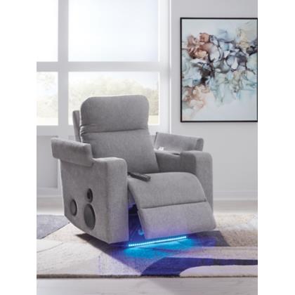 Signature Design by Ashley Pineland PC9930642A Glider Power Reclining with Audio System IMAGE 9