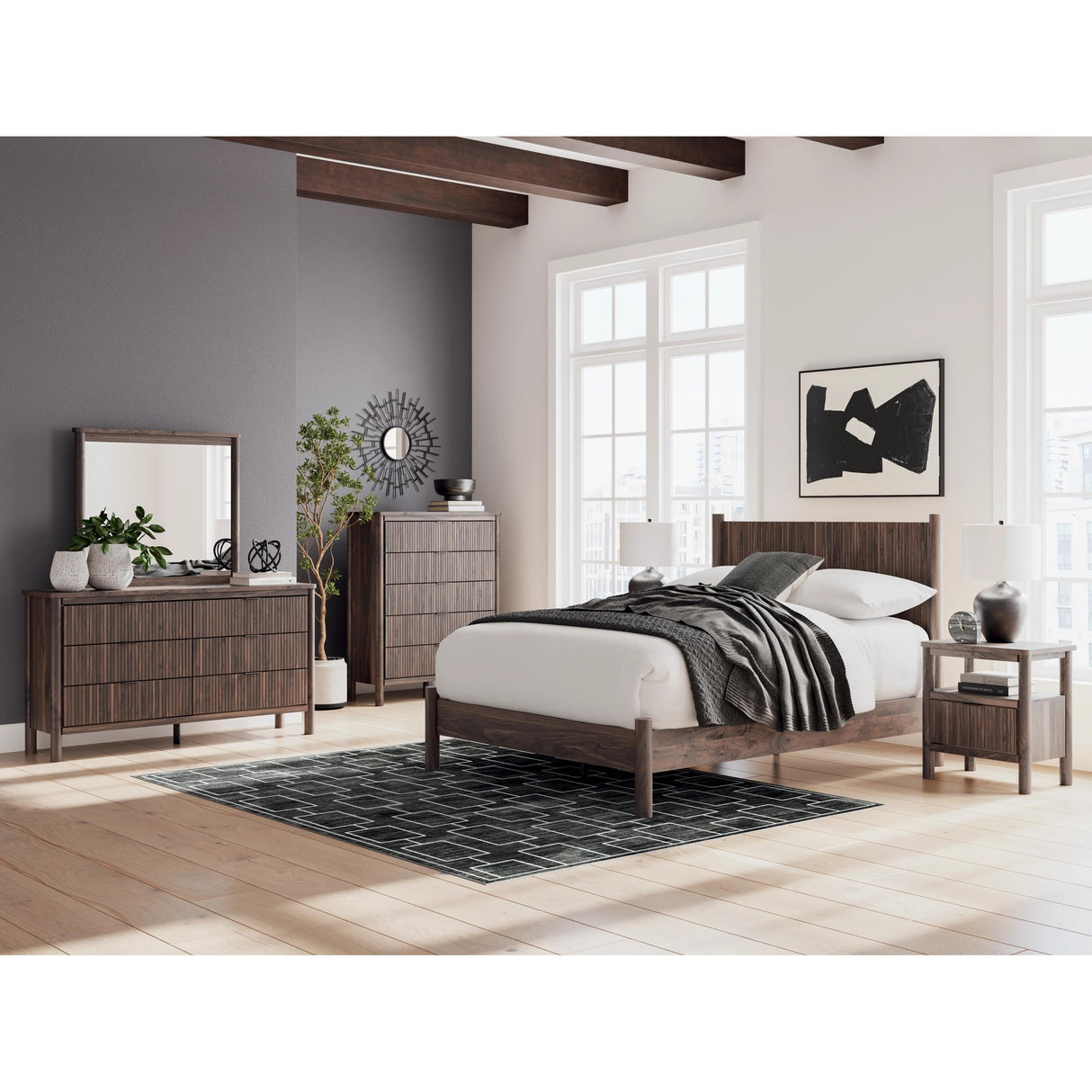 Signature Design by Ashley Pamytta PCB2614-91 One Drawer Night Stand IMAGE 6