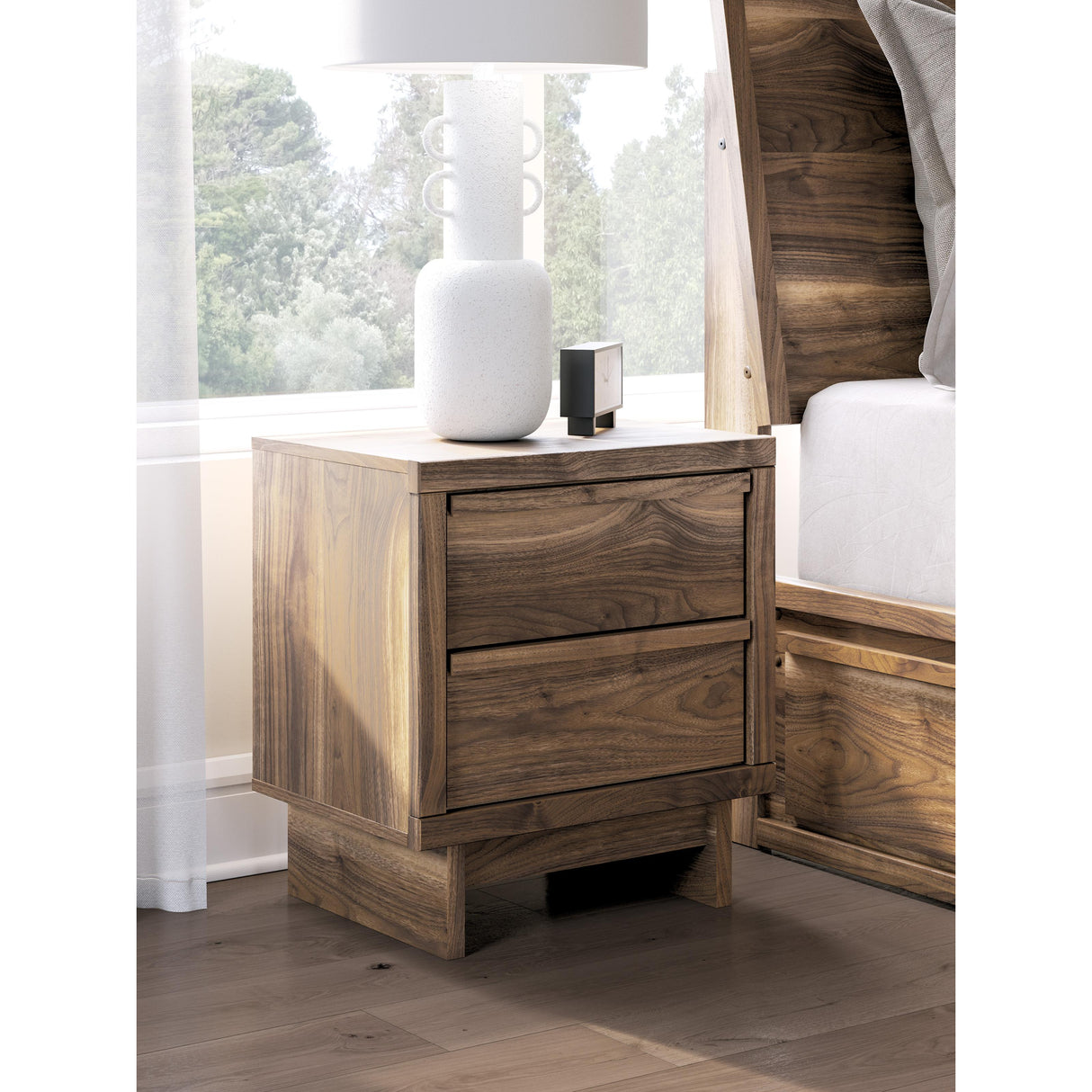 Signature Design by Ashley Chirason PCB3367-92 Two Drawer Night Stand IMAGE 7