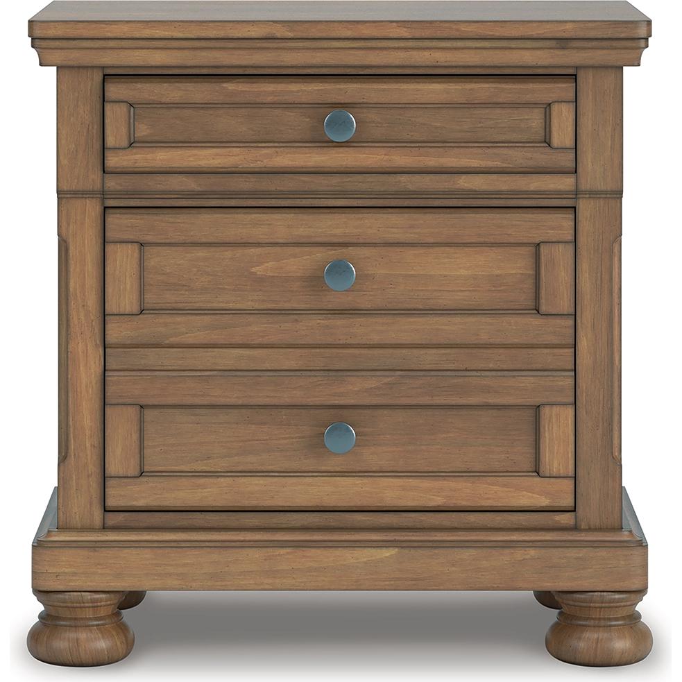 Signature Design by Ashley Feddinger PCB779-92 Two Drawer Night Stand IMAGE 3