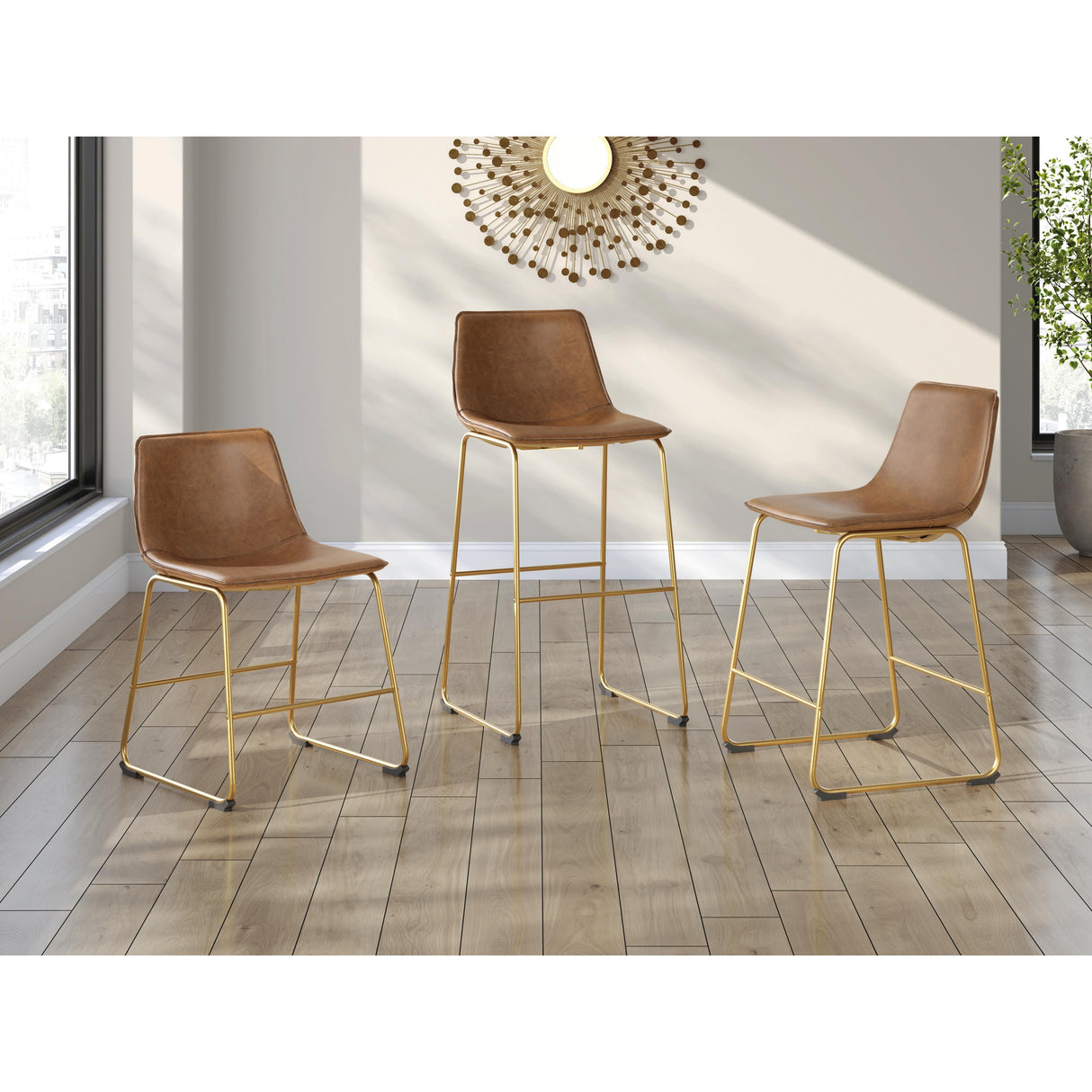 Signature Design by Ashley Ciabori PCD373-224 Upholstered Barstool IMAGE 5