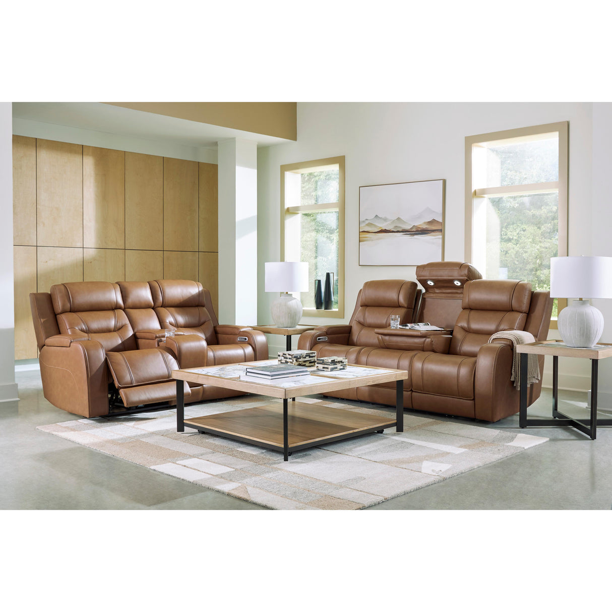 Signature Design by Ashley Knightington PCU1160018A Power Reclining Love with Audio Seating IMAGE 16