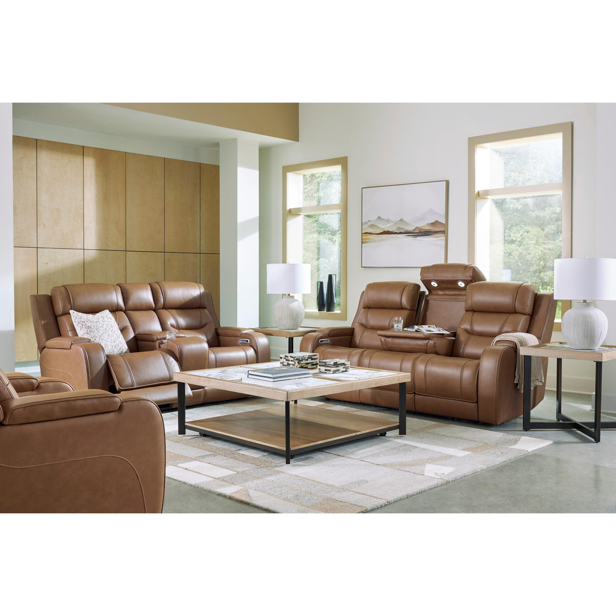 Signature Design by Ashley Knightington PCU1160018A Power Reclining Love with Audio Seating IMAGE 18