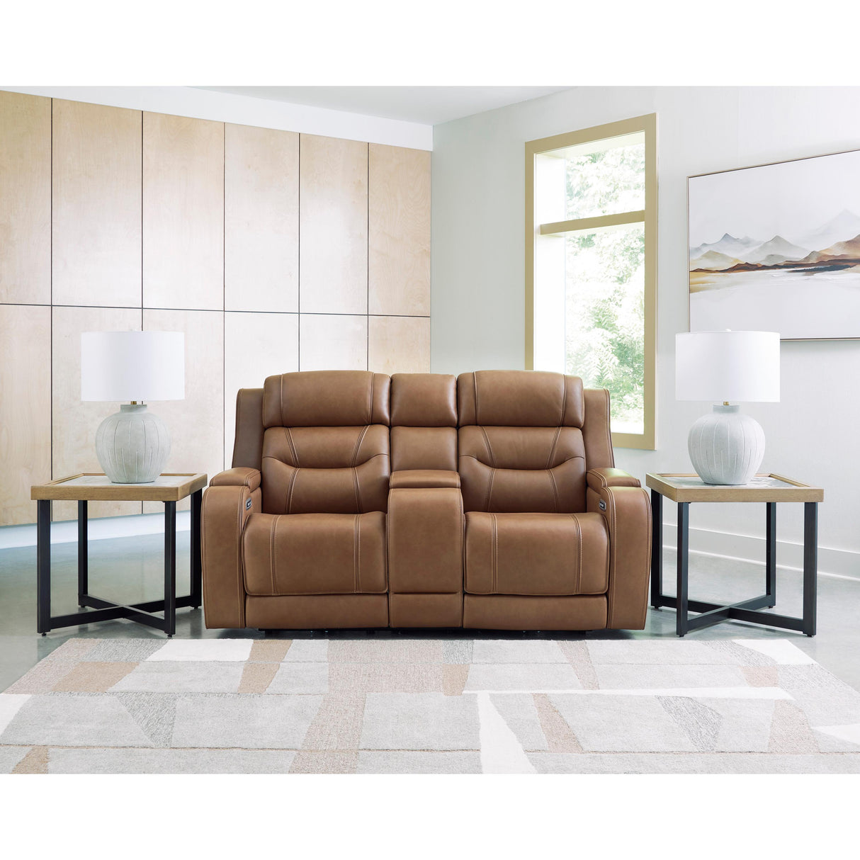 Signature Design by Ashley Knightington PCU1160018A Power Reclining Love with Audio Seating IMAGE 5