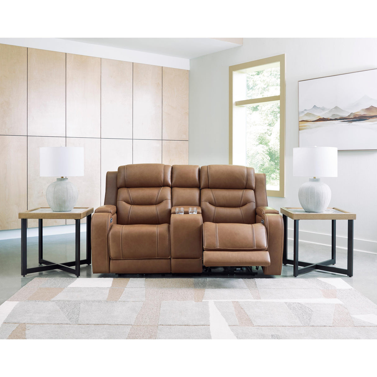 Signature Design by Ashley Knightington PCU1160018A Power Reclining Love with Audio Seating IMAGE 6