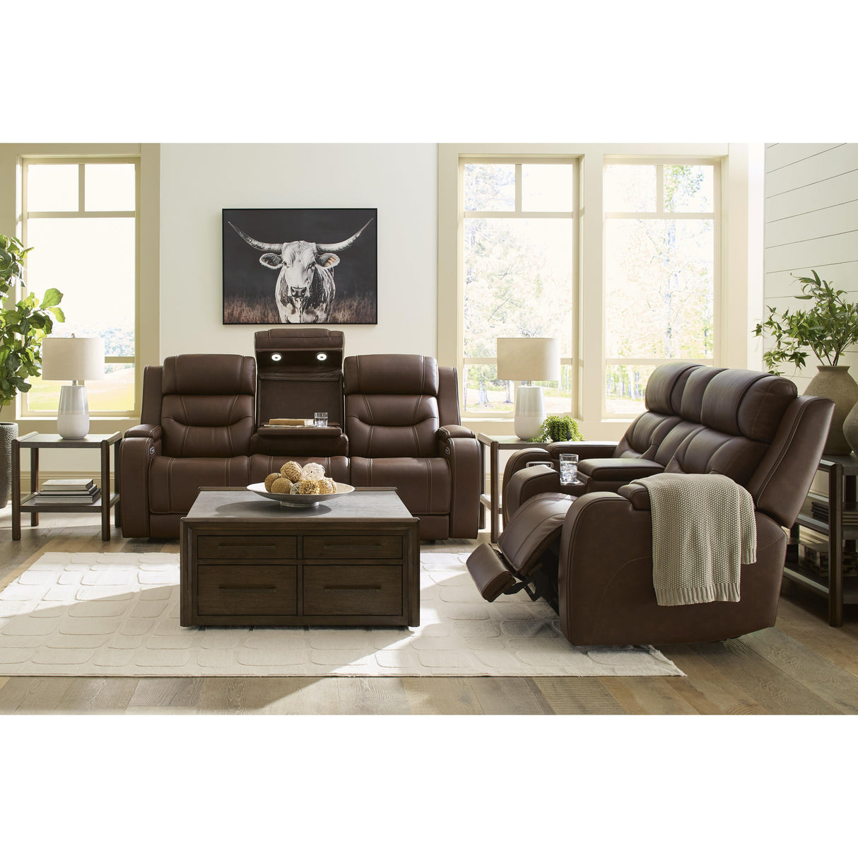 Signature Design by Ashley Knightington PCU1160215A Power Reclining Sofa with Audio Seating IMAGE 11