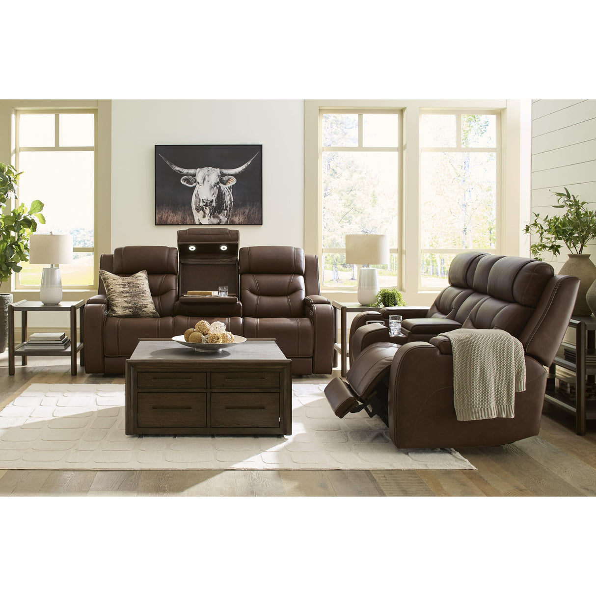Signature Design by Ashley Knightington PCU1160218A Power Reclining Love with Audio Seating IMAGE 10