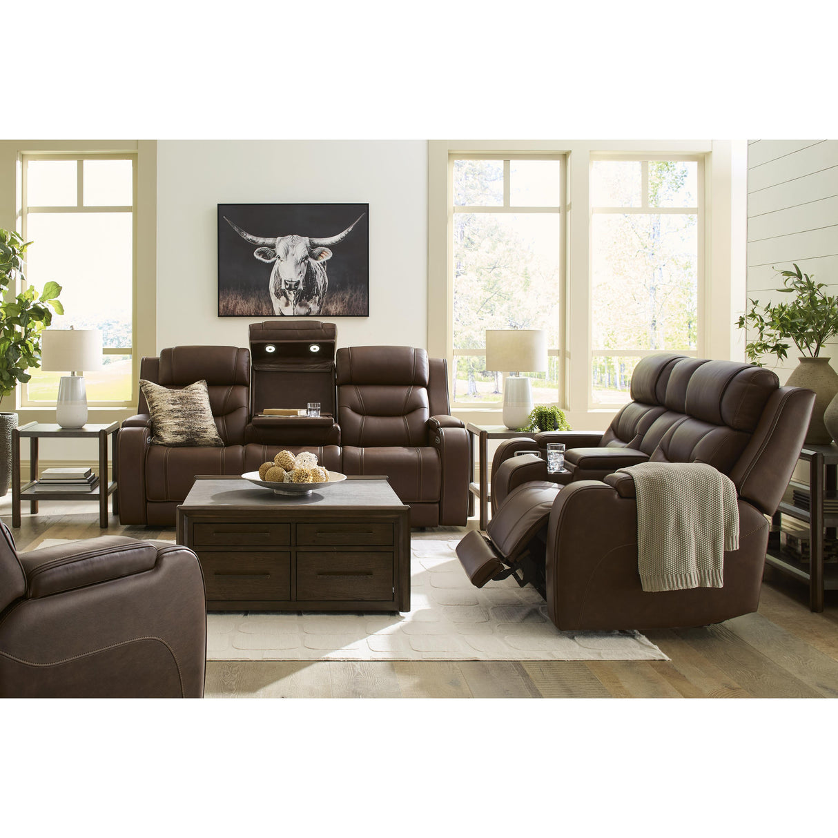 Signature Design by Ashley Knightington PCU1160218A Power Reclining Love with Audio Seating IMAGE 12
