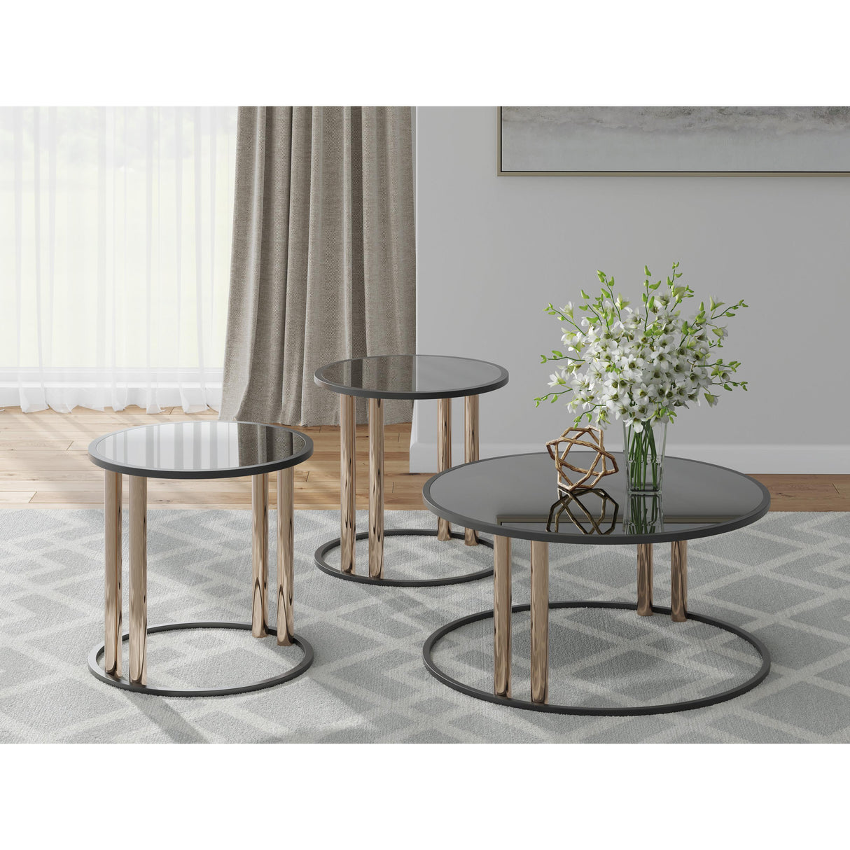 Signature Design by Ashley Hannerly T219-13 Occasional Table Set IMAGE 3