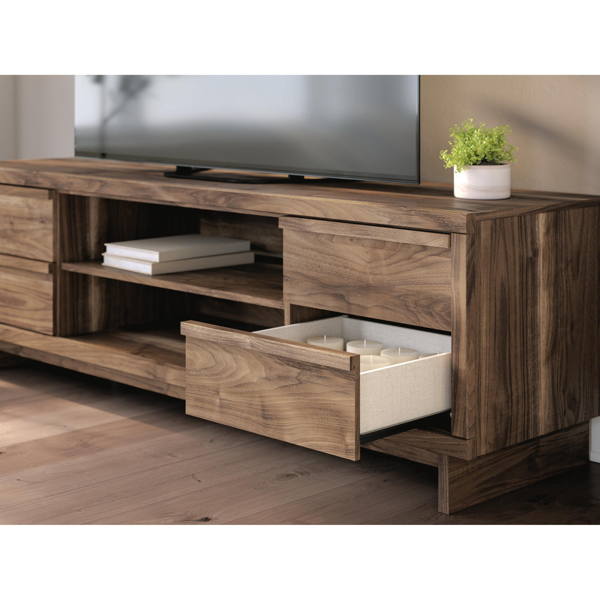 Signature Design by Ashley Zadilyn W3367-68 XL TV Stand with Fireplace Option IMAGE 9