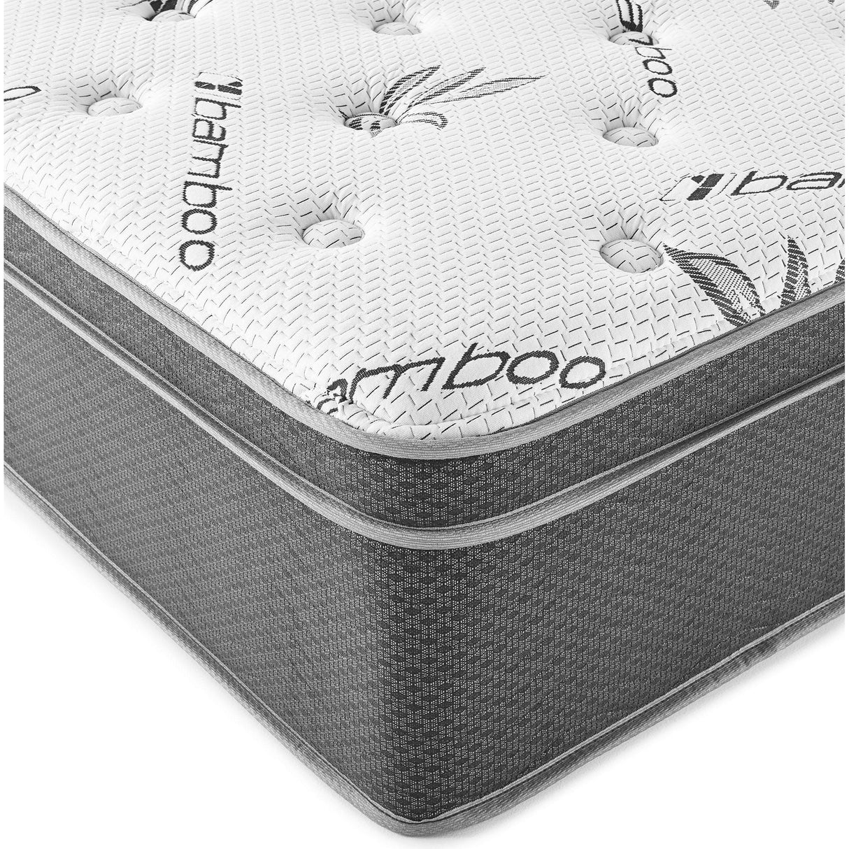 Coaster Furniture Sommet 350363F 13" Full Bamboo Euro Top Memory Foam Hybrid Mattress IMAGE 2