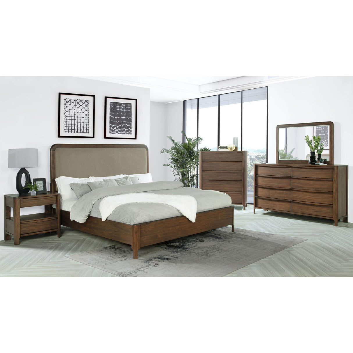Coaster Furniture Maderia 223323 8-Drawer Dresser Cabinet - Walnut IMAGE 10