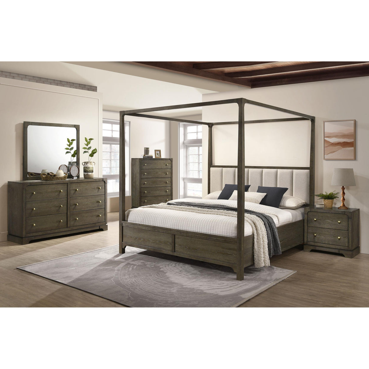 Coaster Furniture Gran Park 224933M 6-Drawer Dresser and Mirror - Dark Cocoa IMAGE 10