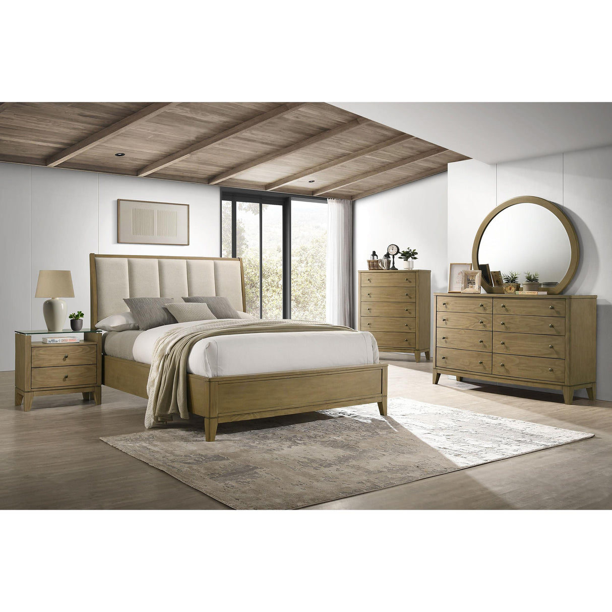 Coaster Furniture Granada 224925 5-Drawer Bedroom Chest of Drawers - Natural Pine IMAGE 10