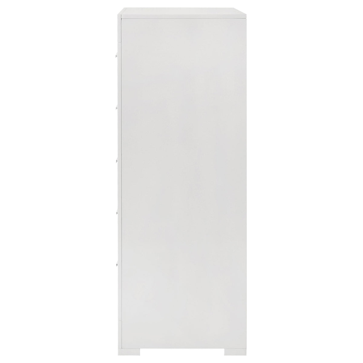 Coaster Furniture Ives 224945 5-Drawer Bedroom Chest of Drawers - White High Gloss IMAGE 4