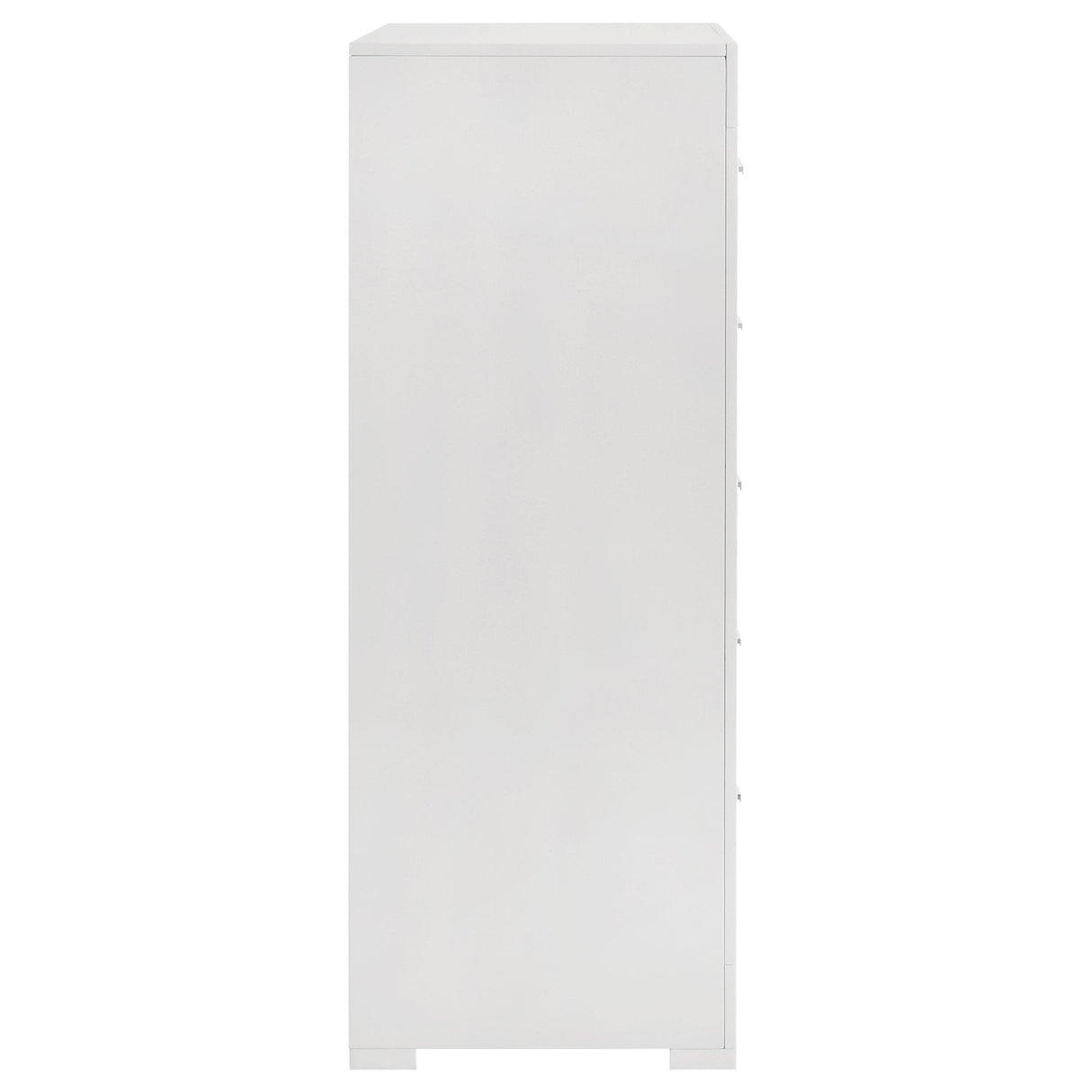 Coaster Furniture Ives 224945 5-Drawer Bedroom Chest of Drawers - White High Gloss IMAGE 8