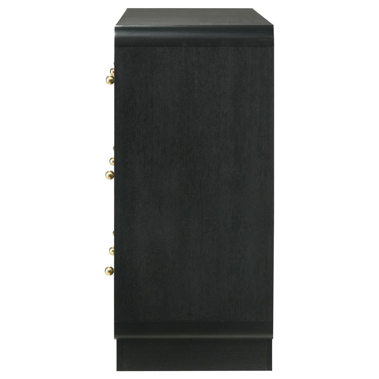 Coaster Furniture Cavelle 223663 6-Drawer Dresser Cabinet - Black IMAGE 4