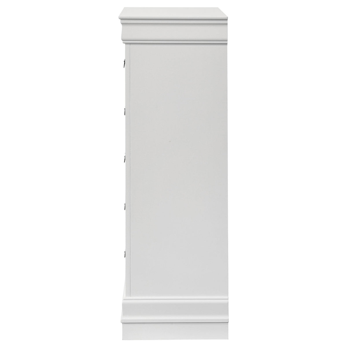 Coaster Furniture Louis Philippe 202445 5-Drawer Bedroom Chest - White IMAGE 4