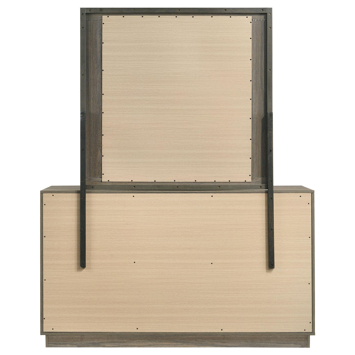 Coaster Furniture Fenwick 224983M 9-Drawer Dresser with Mirror - Grey Oak IMAGE 6