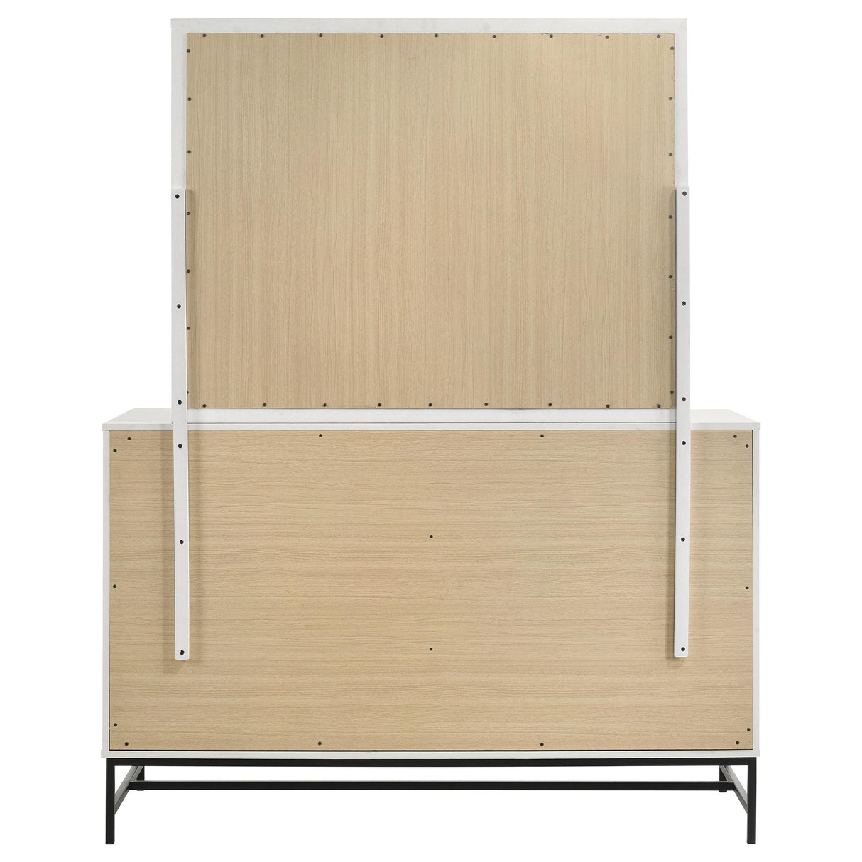 Coaster Furniture Sonora 224863M 6-Drawer Dresser with Mirror - White IMAGE 6