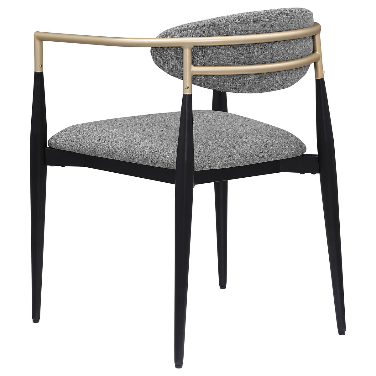 Coaster Furniture Alexis 182682 Fabric Upholstered Dining Arm Chair - Grey IMAGE 6