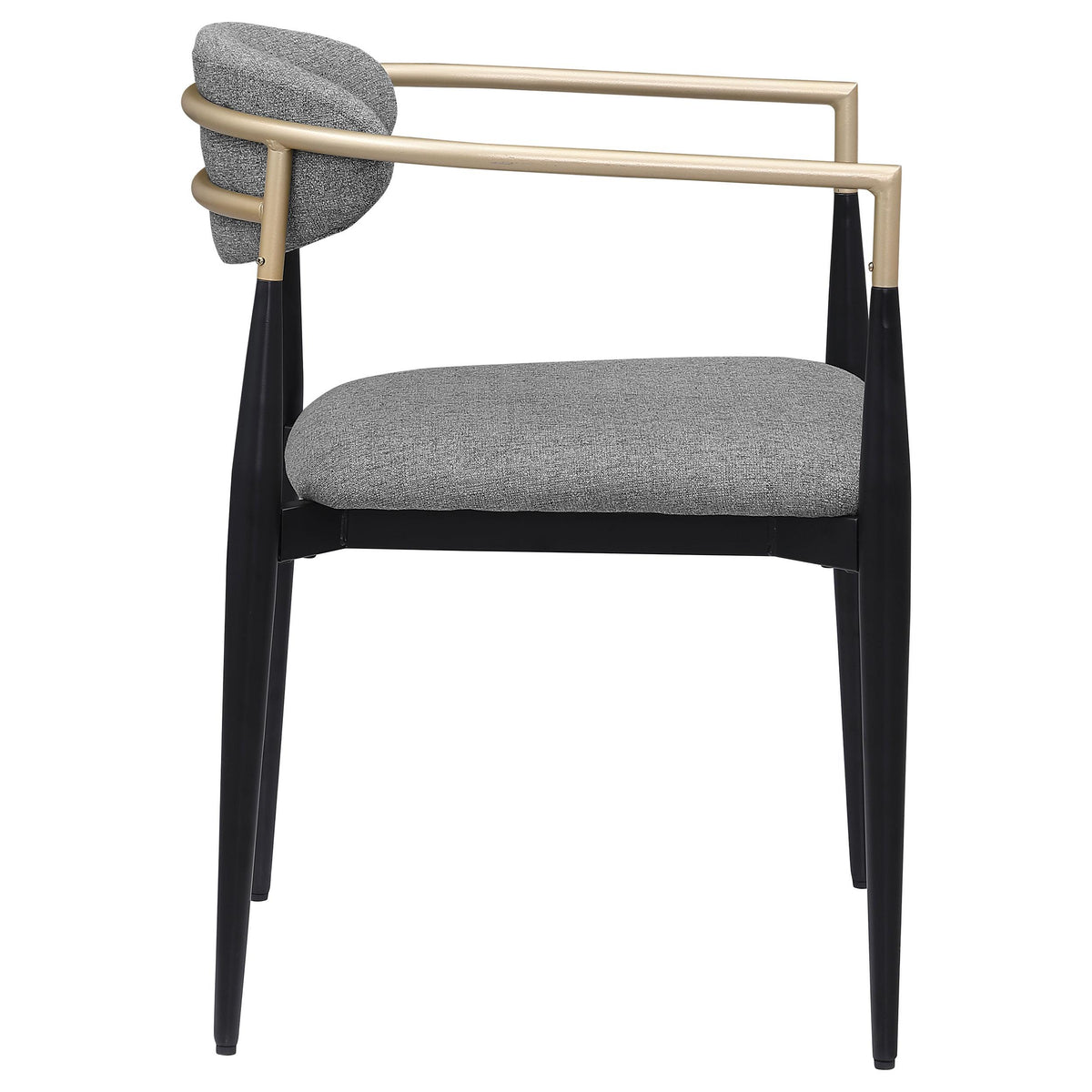 Coaster Furniture Alexis 182682 Fabric Upholstered Dining Arm Chair - Grey IMAGE 8