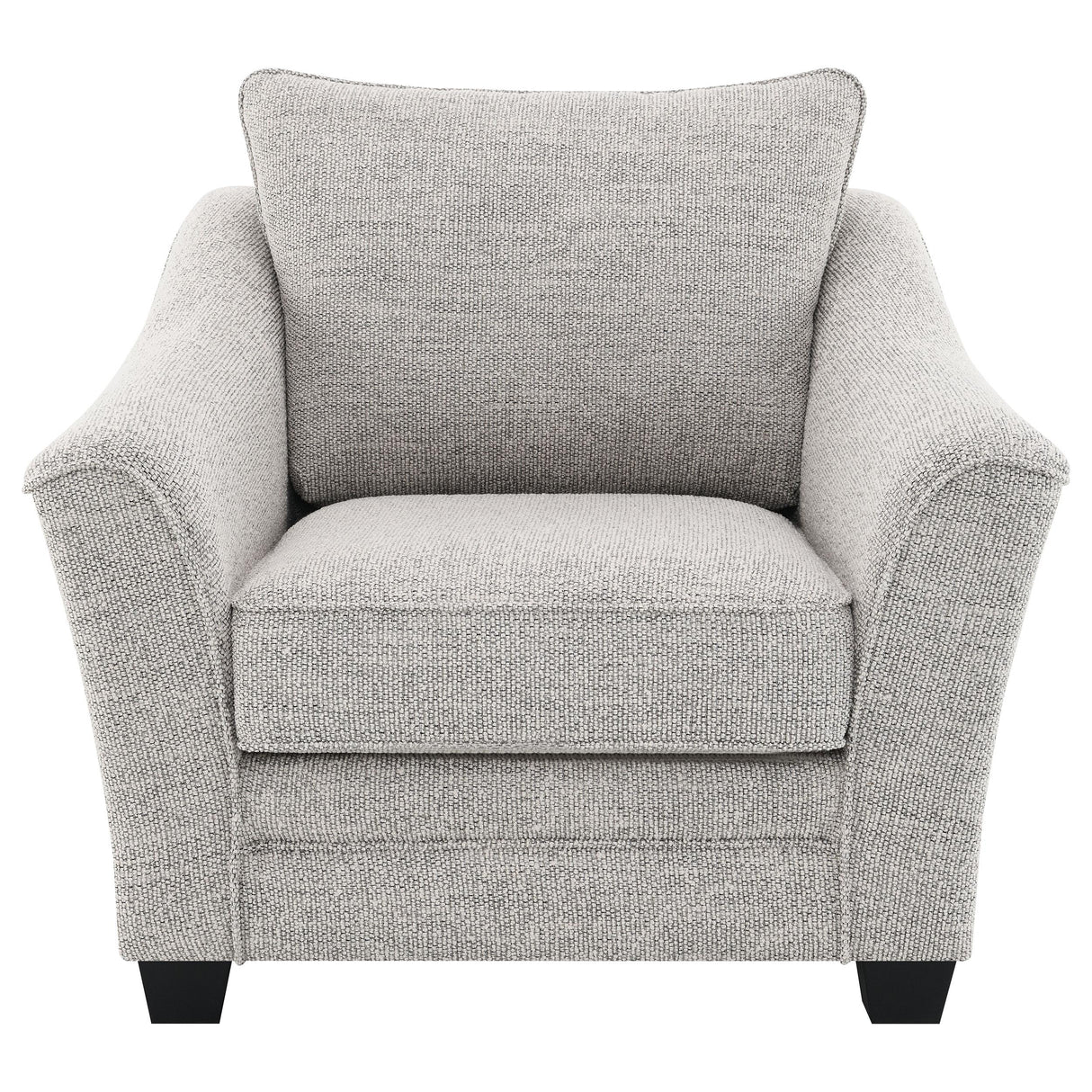 Coaster Furniture Tomkins 509673 Boucle Upholstered Chair - Light Grey IMAGE 2